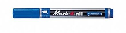 Mark-4-All 651 marker, ronde punt blauw