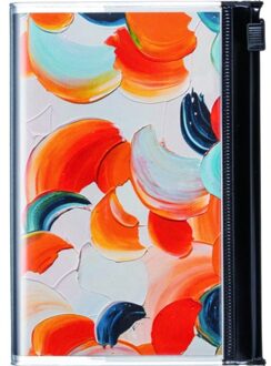 Mark's inc. notitieboek b7 geruit, oranje