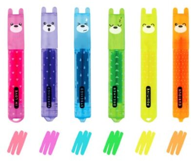 markeerstiften teddy's mood set van 6