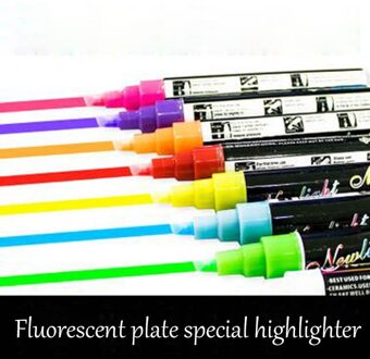 Marker Pen Kleurrijke Kunst Schilderij Voor Whiteboard Led Krijtbord School 1Pcs Liquid Krijt Uitwisbare Markeerstift Fluorescerende Rood