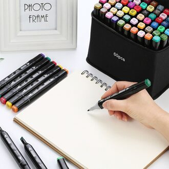 Marker Potlood 30 /40 / 60 / 80 Kleuren Double Head Marker Set Touch Student Schilderen Kleur Animatie Aquarel pen Animation 40 kleuren