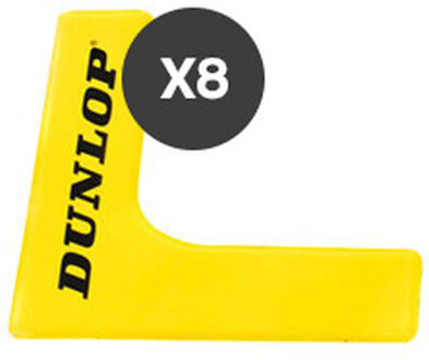 Markeringshoek Verpakking 8 Stuks geel - one size