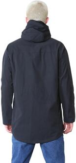 Marks and Spencer Katoen Blend Hooded Mac Stormwear Jacket Zwart