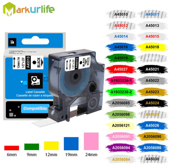 Markurlife Multicolor 45013 40913 43613 45018 40918 45016 Compatible for Dymo Label Tapes for Dymo LM160 LM280 43613 45803 53713