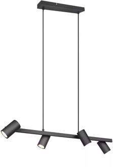 Marley Hanglamp 4x GU10 Mat Zwart