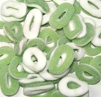 Marmalade apple rings Trolli 100 gr.