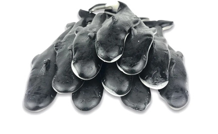 Marmalade giant braid black and white with a taste of cola dolber 300 gr.