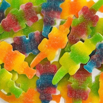 Marmalade giant crocodiles in sugar Fini 100 gr.