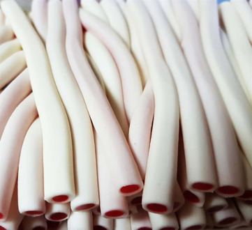 Marmalade mini sticks strawberry with cream dulceplus 100 gr.