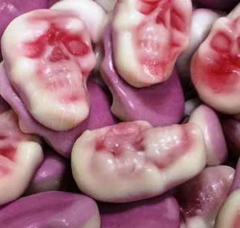 Marmalade skull with filling Fini 100 gr.