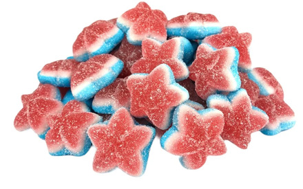 Marmalade sprockets with cherry flavor in a sprinkle dolber 100 gr.