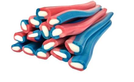 Marmalade sticks giant strawberry-raspberry Fini 100 gr.