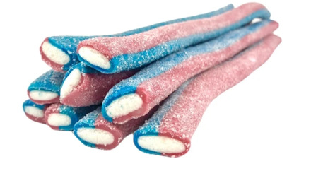 Marmalade sticks giant strawberry-raspberry podsa. Fini 100 gr.