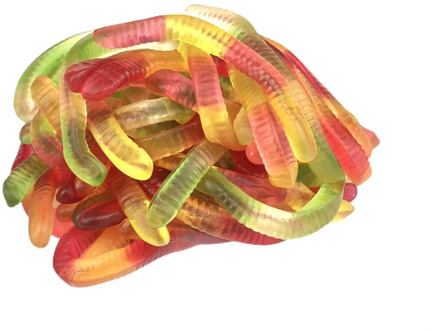Marmalade worms neon fruit Damel 500 gr.
