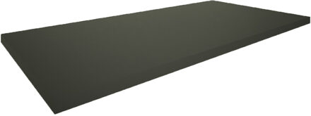 Marmaris afdekblad 100x46x2,5 cm, matzwart