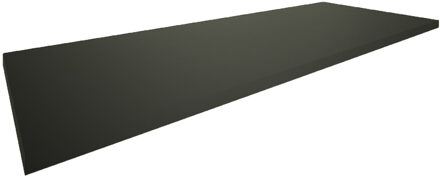 Marmaris afdekblad 120x46x2,5 cm, matzwart