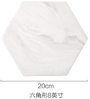 Marmer Kaas Snijplanken Decoratieve Gebak Plaat Dienblad Chopper Hakken Coaster Mad Pad Grijs Grote Ronde Rechthoek zeshoek 8 inches