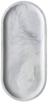 Marmer Ovale Diner Plaat Huishouden Keramiek Servies Ovale Ontbijt Dienblad Voor Kaas Brood Keuken Accessoires