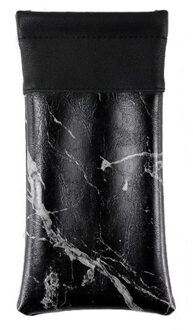 Marmer Patroon Glazen Doos Spektakel Optische Glazen Zak Waterdichte Pu Draagbare Zonnebril Houder Eyewear Protector wit