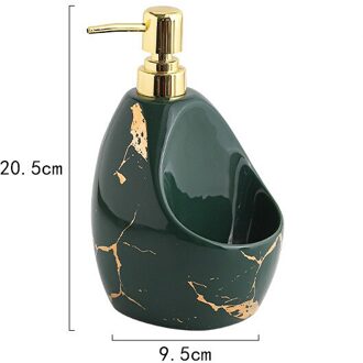 Marmeren Textuur Keramiek Zeepdispenser Hand Sanitizer Fles Fles Afwasmiddel Voor Keuken Badkamer Accessoires Keramische Lotion L-003