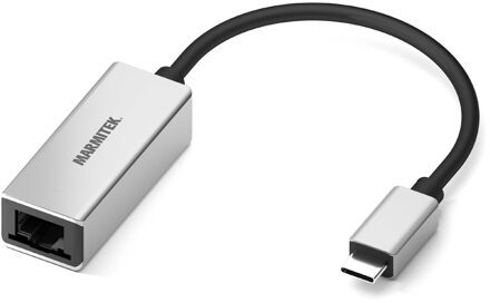 Marmitek Adapter USB type C naar Ethernet USB Hub Zwart