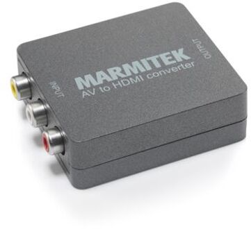 Marmitek Connect AH31 (RCA-naar-HDMI) Converter Zwart