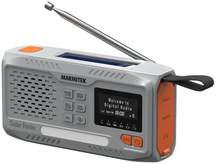 Marmitek RESQ 100 Noodradio DAB radio Grijs