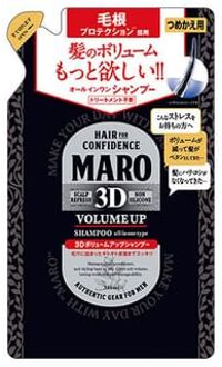 Maro 3D Volume Up Non Silicone Shampoo EX 380ml Refill