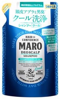 Maro Deo Scalp Shampoo Cool 340ml Refill
