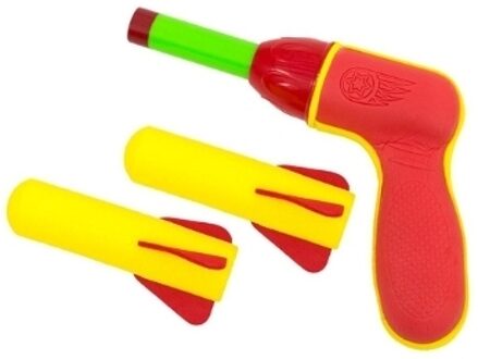 Maro Toys Air Rocket Pistool Rood 15 Cm