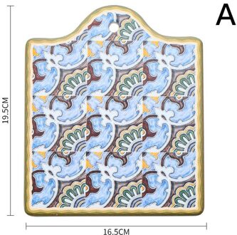 Marokkaanse Keramische Trivet Pannenlap Antislip Isolatie Pot Pad Mok Kurk Mat Kurk Houder Kom Onderzetters JDH88