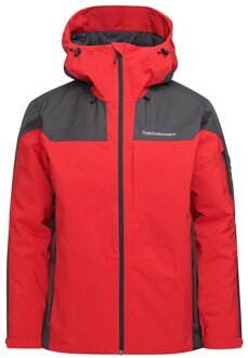 Maroon Race Ski Jacket  - Rood - Heren - maat  S