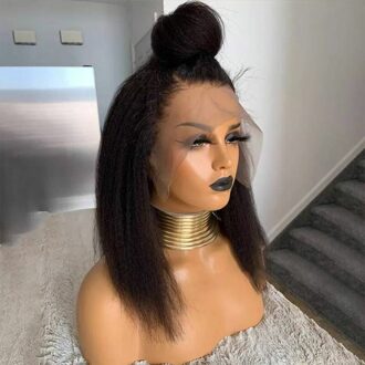 Marquesha Bob Cut Cherry Rode Synthetische Lace Front Korte Bob Pruiken Voor Vrouwen Make-Up Vervanging Pruiken 16 inches