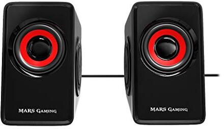 Mars Gaming MS1, 10W Luidsprekers, Subwoofer, 3.5Mm Jack, pc/Mac/Smartphone/Tablet
