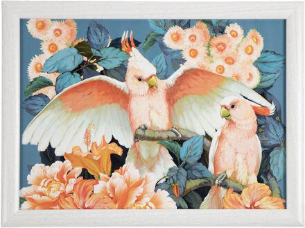 Mars & More Schootkussen Laptray - fleury kaketoe print - 43 x 33 cm