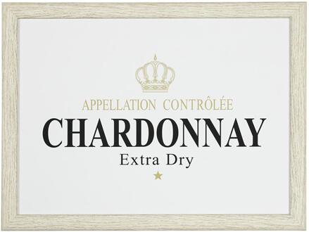 Mars & More Schootkussen - wijn chardonnay print - 43 x 33 cm