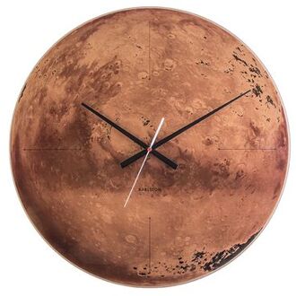 Mars Wandklok Ø 60 cm Bruin