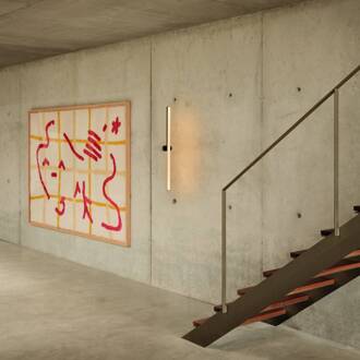 Marset Ambrosia A 90 links zwart 2.700 K TRIAC met driver zwart, opaal