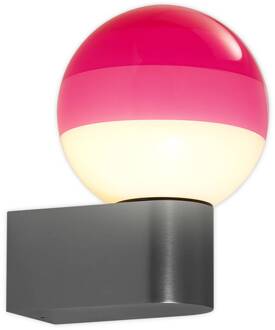 Marset Dipping Light A1 LED wandlamp, roze/grijs roze, grafiet