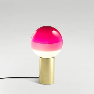 Marset Dipping Light S tafellamp roze/messing roze, messing geborsteld
