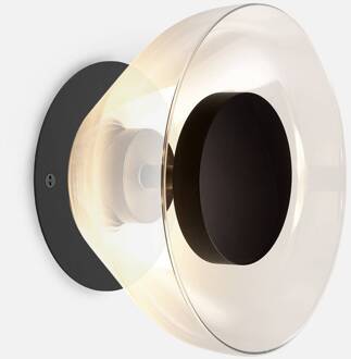 Marset Driverkap Aura Disk, zwart Ø 13 cm aluminium