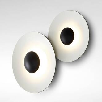 Marset Ginger 20C LED wandlamp Ø19,5 zwart/wit zwart, wit