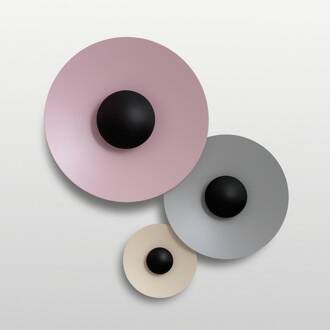 Marset Ginger 42C LED wandlamp Ø42cm steengrijs