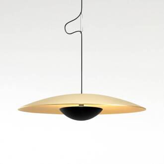 Marset Ginger LED hanger, triac Ø42cm messing messing, zwart