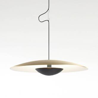 Marset Ginger LED hanger, Triac Ø42cm messing/wit messing, wit, zwart