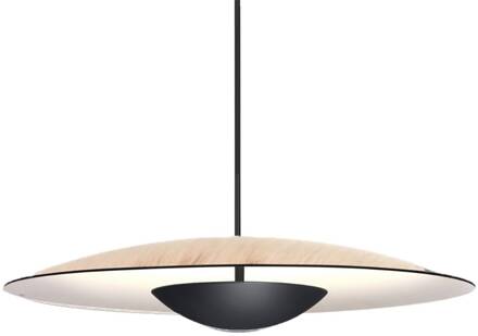Marset Ginger LED hanglamp Triac Ø20cm eiken/wit eiken, wit, zwart