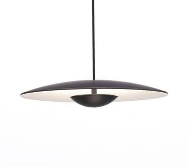 Marset Ginger LED hanglamp Triac Ø32cm wengé/wit wengé, wit, zwart