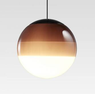 Marset LED hanglamp Dipping Light, Ø 20 cm, bruin
