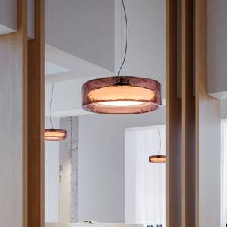 Marset LED hanglamp Ringo, Ø 70 cm, rosé, TRIAC kunststof