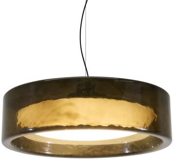 Marset LED hanglamp Ringo, Ø 90 cm, donker rookgrijs